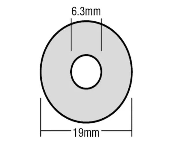 ForgeFix TechFast Bonded EPDM Washer 6.3 x 19mm Box 100