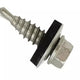 ForgeFix TechFast Self-Drilling Stitching Hex Screw & Washer No.1 Tip 6.3 x 22mm Box 100