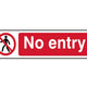 Scan No Entry - PVC 200 x 50mm