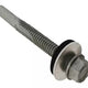 ForgeFix TechFast Roofing Sheet to Steel Hex Screw & Washer No.5 Tip 5.5 x 100mm Box 100