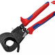 Knipex Ratchet Action Cable Shears Multi-Component Grip 250mm