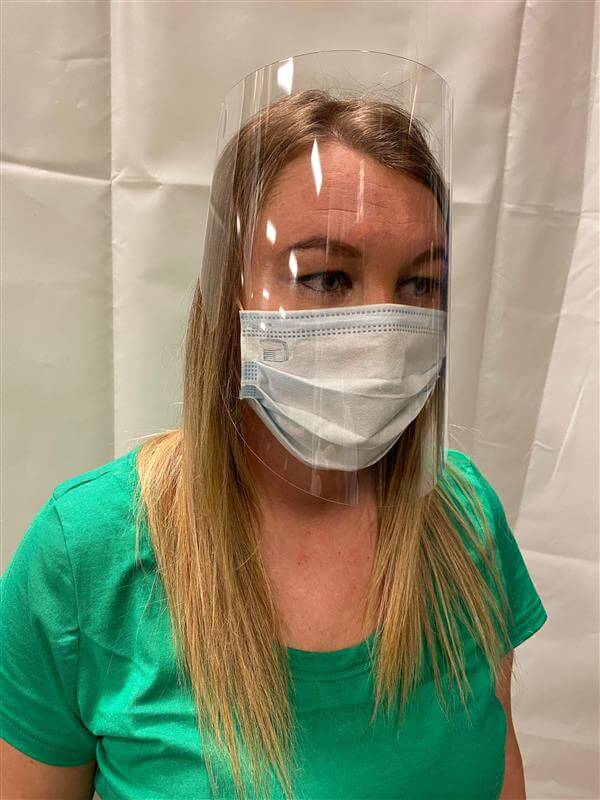 Double-sided Anti-Fog Protective Face Shield (MULTI-PACKS) *IN STOCK NOW* – Protective full face from droplets, saliva and splash ; Double-sided anti-fog PET material protective shield – Now available at MTN Shop UK. - imagen 3