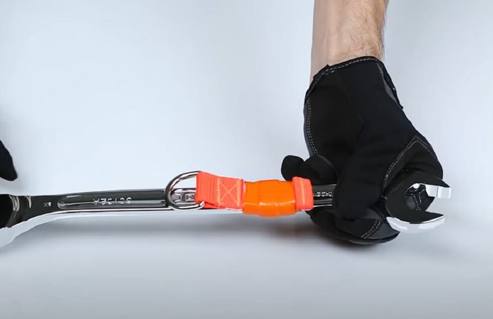 Stronghold D-Ring Webbing – This is a 1.2 cm wide heavy duty orange webbing with a D-Ring, designed to work with attachment tape (sold separately) – Now available at MTN Shop UK.