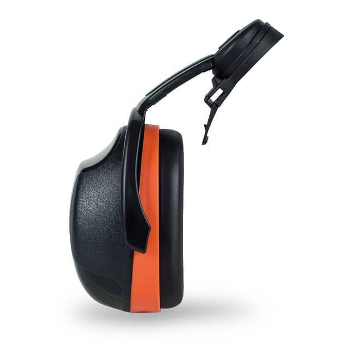 Kask Helmet Ear Muffs (Orange & Side View)