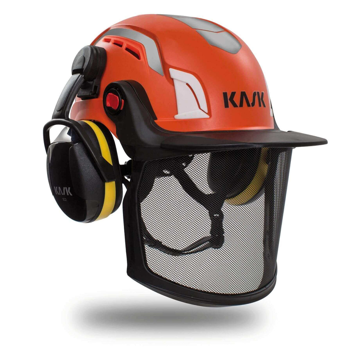  Zenith Safety Helmet with Visor & Ear Defenders PL - Orange - imagen 2