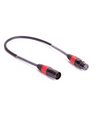 Black cable adapter with red tips