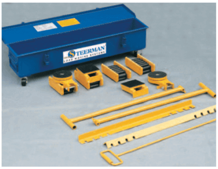 Steerman Caterpillar Skates 20-60t – Steerman Caterpillar Skates provide an economic and robust solution to many load moving and placement problems. – Now available at MTN Shop UK.