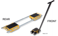 Yale 'Budget' Steerable Load Moving Skates LX 6-12 T – Capacity 6 t and 12 tThese three point loading systems comprise of a steerable front and a pair of adjustable rear skates. – Now available at MTN Shop UK. - imagen 2