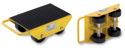 Yale Load Moving Skates w/Fixed Wheels 1T - 6T – The components of the load moving skates can be universally combined and are ideal for the transport of medium-heavy loads of all kinds. – Now available at MTN Shop UK.