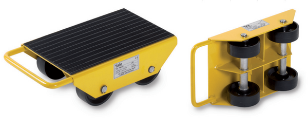 Yale Load Moving Skates w/Fixed Wheels 1T - 6T – The components of the load moving skates can be universally combined and are ideal for the transport of medium-heavy loads of all kinds. – Now available at MTN Shop UK.