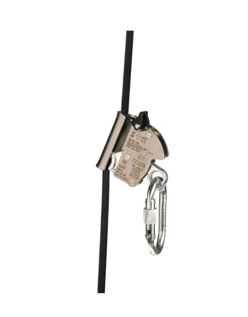 Neofeu Guided Type Fall Arrester- for 11mm Rope – The Neofeu Guided Type Fall Arrester with automatic locking is designed to be used on a low stretch-polyamide kernmantel rope of 11 mm diameter. Stainless steel device with arresting force of < 4 kN. Meets EN 353-2 : 2002. International shipping. Shop now. – Now available at MTN Shop UK.