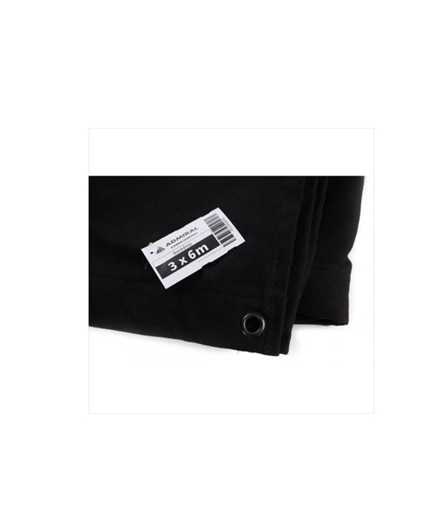 Admiral Staging Black Backdrop 320 g/m² 3m Width x 3m Height – Admiral Staging backdrops have an ideal weight of 320 g/m². The fabric is much stronger than most 300 g/m² currently available on the market and the new backdrops will wrinkle less than the typical 380 g/m². The backdrops are very easy to mount using the pre-existing black eyelets every 25 cm. – Now available at MTN Shop UK.