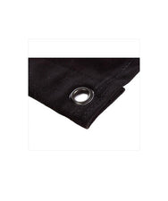 Admiral Staging Black Backdrop 320 g/m² 3m Width x 3m Height – Admiral Staging backdrops have an ideal weight of 320 g/m². The fabric is much stronger than most 300 g/m² currently available on the market and the new backdrops will wrinkle less than the typical 380 g/m². The backdrops are very easy to mount using the pre-existing black eyelets every 25 cm. – Now available at MTN Shop UK. - imagen 3