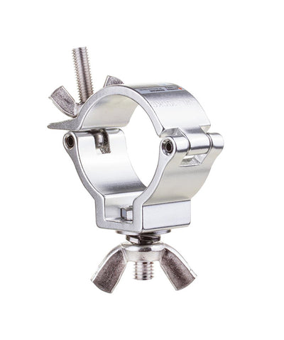 Slim 30mm Halfcoupler with 100kg WLL in silver