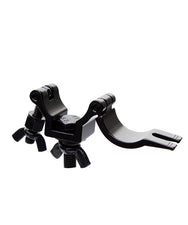 Slim 30mm Halfcoupler with 100kg WLL in black opened up - imagen 5