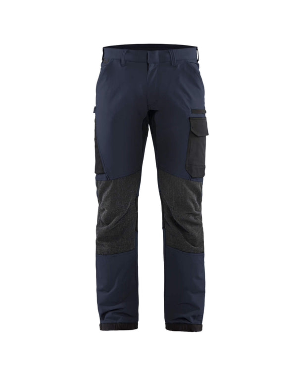 Slim Fit Combat Work Trousers (Navy)