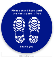 Social Distancing Floor Stickers