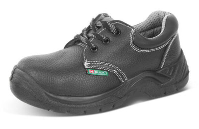 Click Steel Toe Safety Shoes – These affordable Steel Toe Safety Shoes are S3 SRC certified in water-resistant leather upper. It also features grey stitching and contrasting grey mesh lining. – Now available at MTN Shop UK.