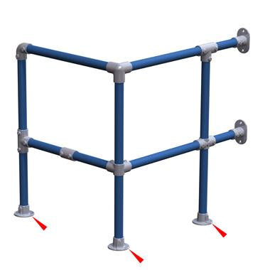 Key Clamp: Doughty Base Flange – second image