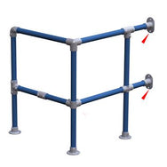 Key Clamp: Doughty Railing Base Flange. Supplied by MTN Shop EU - imagen 2