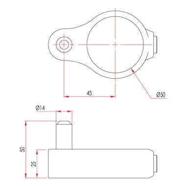 Doughty Gate Hinge - imagen 2