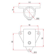 Key Clamp: Doughty Side Palm Fixing. Supplied by MTN Shop EU - imagen 2