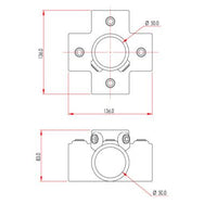 Key Clamp: Doughty Four Way Cross. Supplied by MTN Shop EU - imagen 2