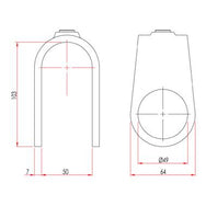 Key Clamp: Doughty Clamp On Crossover. Supplied by MTN Shop EU - imagen 2