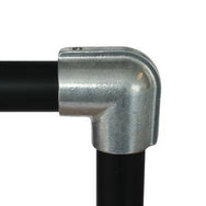Doughty 90-Degree Elbow – A 90-degree elbow joint between two tubes. Magnesium alloy fitting. Fits 48mm diameter tube. High corrosion resistance. Up to 70% lighter than iron fittings but with comparable strength. 100% salvageable & reusable. Ideal for creating frames, desks, handrails, and more. – Now available at MTN Shop UK. - imagen 4