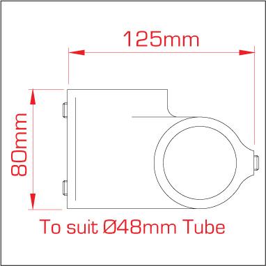 Doughty Long 90° Crossover- For ⌀48mm Tube- MTN Shop EU - imagen 6