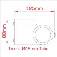 Doughty Long 90° Crossover- For ⌀48mm Tube- MTN Shop EU - imagen 6
