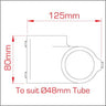 Doughty Long 90° Crossover- For ⌀48mm Tube- MTN Shop EU