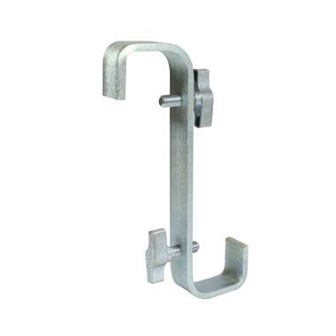 Doughty 50mm Hook Clamp (Steel) - Double Ended & 180°Twist – second image