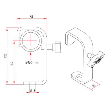 Doughty Hook Clamp Dimensions- MTN Shop EU - imagen 3