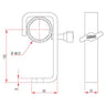 Doughty Hook Clamp (Medium-Duty)- Fits ⌀48-51mm Tube- MTN Shop EU