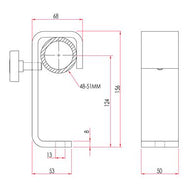 Hook Clamp Dimension - MTN Shop EU - imagen 2