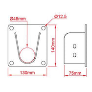Doughty 48mm Wall Hanger Specification - imagen 2
