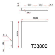 Doughty Wall Bracket- Light-duty& Heavy-duty- MTN Shop EU - imagen 2