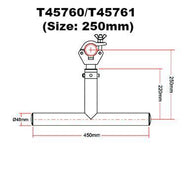 Doughty Modular Drop Arm Tee ⌀48mm (Aluminum) offered by MTN Shop EU - imagen 3