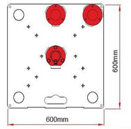 3 Position Doughty Tank Traps supplied with a 50mm Receiver. Award-winning boom base. Supplied by MTN Shop EU - imagen 4