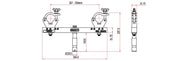 Doughty Solid Fixed Truss Adapter w/a 28mmDia Spigot- MTN Shop EU - imagen 3