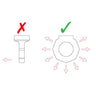 Eye Clamp: 48mm Hanging Clamp with SWL 750kg