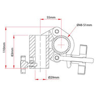 Doughty TV Clamp. Supplied by MTN Shop EU - imagen 5