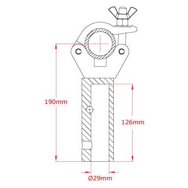Doughty TV Quick Clamp. Supplied by MTN Shop EU - imagen 5