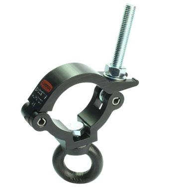 Eye Clamp: Slimline 60mm Hanging Clamp Black