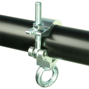 Eye Clamp: Slimline 60mm Hanging Clamp Silver - imagen 3