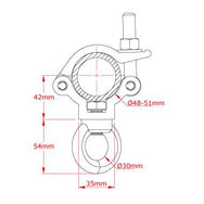 Lightweight Eye Clamp- 48-51mm Diameter - Specifications  - imagen 4