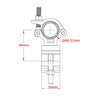 Doughty Light 90° Fixed Coupler- Fits ⌀48mm-51mm Tube- MTN Shop EU