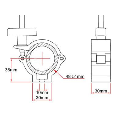 Doughty Clamp: TÜV Approved Super Lightweight Half Coupler. Supplied by MTN Shop EU - imagen 6