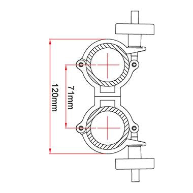 Doughty Clamp: Super Lightweight Swivel Coupler. Supplied by MTN Shop EU - imagen 3